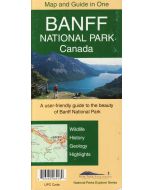 Banff National Park map & guide in one 1:250,000