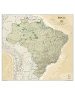 Brazil Executive Map [Laminated]