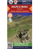 Dolpo amp Mugu 1150000 GHT trekking map NP109 dblsided