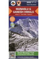 Manaslu & Ganesh Himals 1:125,000 GHT trekking map (NP106)