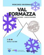 Val Formazza Winter Map 125000