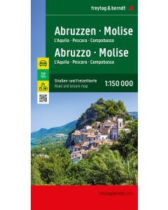 Abruzzo - Molise, Street and Activity Map 1:150.000, freytag