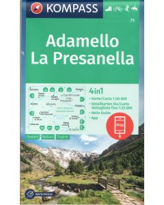 Adamello &amp; La Presanella K71 1:50,000