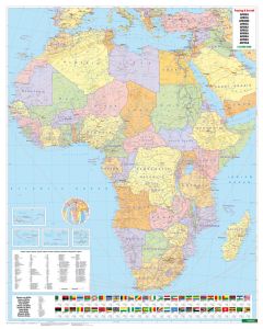 Africa physical-political