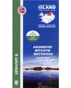 Akureyri - Myvatn - Dettifoss 1:120,000 / 1:50,000