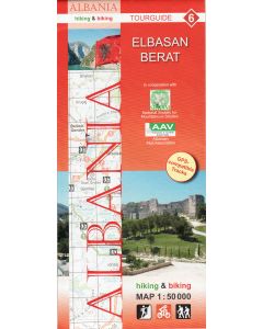 Albania Hiking and Biking Map [6]