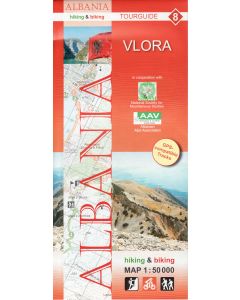 Albania Hiking and Biking Map [8]