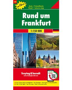 All around Frankfurt, Automap 1:150.000, Top 10 Tips, sheet