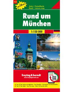 All around Munich, Automap 1:150.000, Top 10 Tips, sheet 12