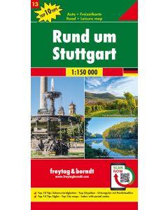 All around Stuttgart, Automap 1:150.000, Top 10 Tips, sheet