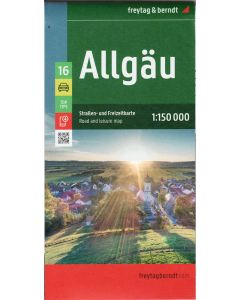 Allgau, road and leisure map 1:150,000