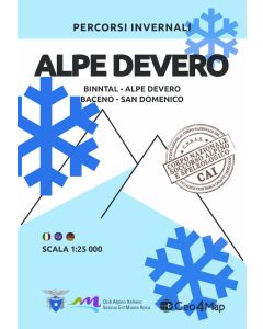 Alpe Devero Winter Map 1:25,000