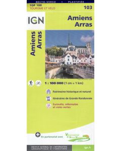 Amiens - Arras 103 GREEN 1:100,000