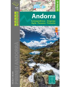 Andorra map + guide 1:40,000
