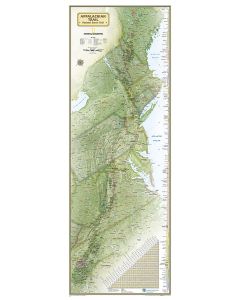 Appalachian Trail Map Laminated