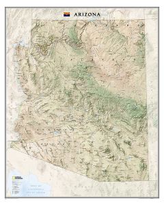 Arizona Map Laminated