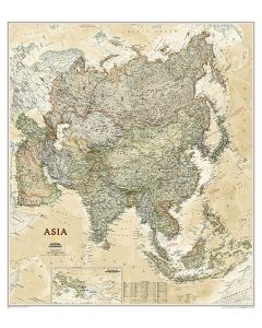 Asia Executive Map Tubed