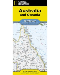 Australia and Oceania Reference Map (Folded)