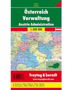 Austria by District, 1:500.000,