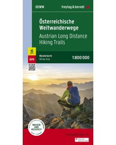 Austrian long distance routes, Hiking map 1:800.000