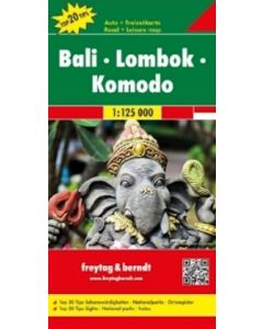 Bali - Lombok - Komodo, Automap 1:125.000, Top 20 Tips