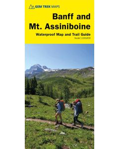 Banff and Mount Assiniboine hiking map &amp; guide 1:100,000