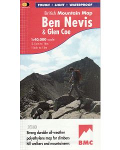 Ben Nevis and Glen Coe - Mountain Map