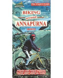 Biking Around Annapurna map 1:75,000