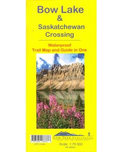 Bow Lake &amp; Saskatchewan Crossing trail map &amp; guide 1:70,000