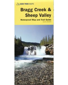 Bragg Creek and Sheep Valley waterproof trail map &amp; guide
