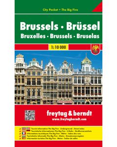 Brussels City Plan 110000 City Pocket  The Big Five