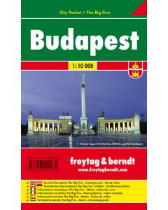 Budapest City Pocket  The Big Five City Plan 110000