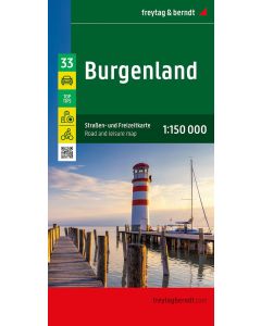 Burgenland, road and leisure map 1:150,000