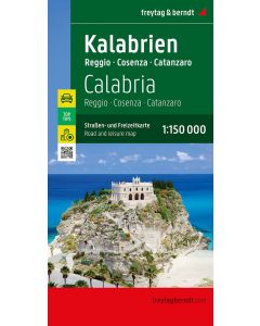 Calabria, Road and Leisure Map, 1:150.000,