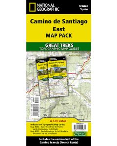 Camino de Santiago East Map Map Pack Bundle
