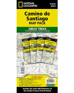 Camino de Santiago Map Map Pack Bundle