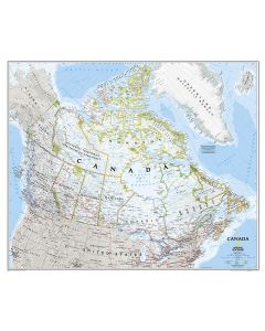 Canada Classic Map Laminated