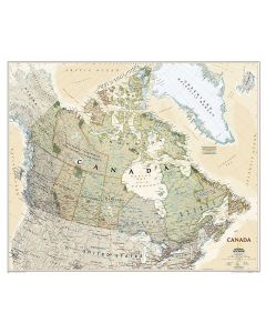 Canada Executive Map Laminated