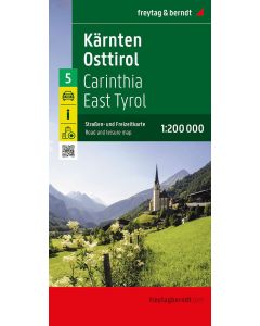 Carinthia - East Tyrol, Road and Leisure Map 1:200.000
