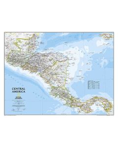 Central America Classic Map Laminated