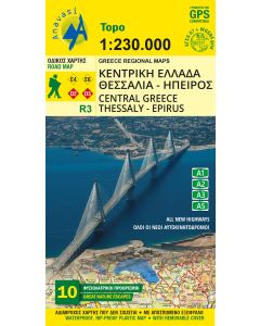 Central Greece Road Map R3