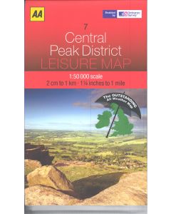 Central Peak DIstrict Map No 07 Laminated