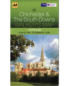 Chichester &amp; The South Downs AA Map 20
