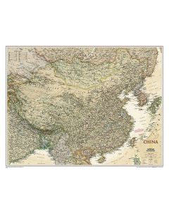 China Executive Map Laminated