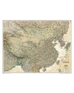 China Executive Map Tubed