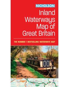 Collins Nicholson Inland Waterways Map of Great Britain