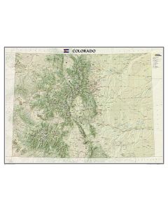 Colorado Map Laminated