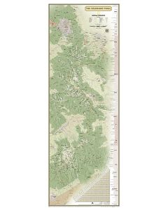 Colorado Trail Map laminated