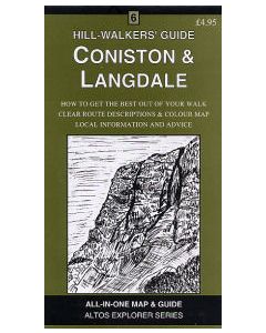 Coniston and Langdale Hillwalker's Map &amp; Guide
