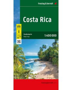 Costa Rica, Road Map 1:400.000